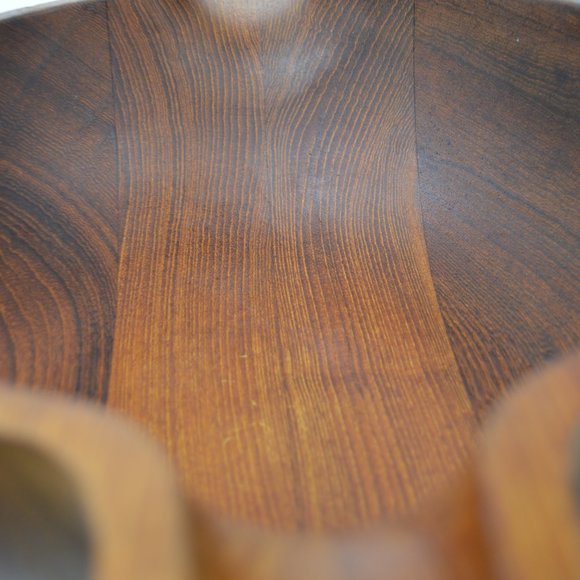 Georg Jensen Henning Koppel Vintage Danish Modern Mid Century Teak Salad Bowl - Picture 5 of 13